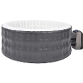 Aleko Round - HotTub With Easy Bubble Jet Operation For Muscle Smoothness Aleko Round - HotTub With Easy Bubble Jet Operation For Muscle Smoothness