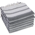 Bosphorus - Soft And Silky Oversized Grey Color Cotton Towel