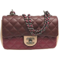 Tricolor Leather Shoulder Bag - Conveniently Travel With Compact Size Purse