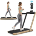 GoPlus 2 in 1 Treadmill- Track Calorie And Speed With Digital LCD Screen Display