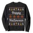 Ugly Halloween Sweater - Unique JumperDark And Grey Heather Pullover For Adults