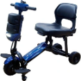 iLiving - Foldable Electric Wheelchair With Rechargeable Batteries