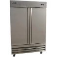 Peak Cold - Stainless steel two door Commercial freezer