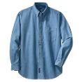 Port and Company Denim Shirt - Long-Sleeve Denim Construction For Versatility Looks