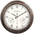 Sky Nature - Weather-Resistant And High Definition Glass Lens Clock For Visibility