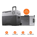Cho - Portable Freezer With Trolley Wheels For Boats