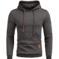 Coofandy - Authentic Wear And Sports Style Plaid Hoodie