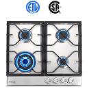 GASLAND GH60SF - Dual Fuel Gas Stovetop With A Powerful Four Burners