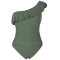 Hilor - Asymmetric One Shoulder Neckline Dress For Stunning Appearance