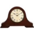 Howard Miller - Shatter-Proof Crystal And Black Shade Hands Antique Mantel Clock