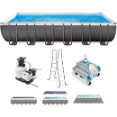 Intex Ultra - Galvanized Steel Frame and Locking System Enhances Stability