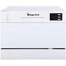 Magic Chef - Controls Via Digital Display, Detergent, and Rinse Aid Dispenser