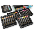 Arteza Metallic Acrylic Artist Paint - Fade Resistant Metallic Acrylic Paints For Artists