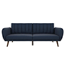 Novogratz - Vintage Design Diamond Tufted Patterns on Armrest And Cushions