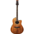 Ovation 6 String Acoustic-Electric Guitar - Transparent Black Finish Over Flamed Maple