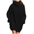 Pink Queen - Modern And Stylish Warm Turtleneck Sweater For Spring Season