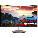 Spectre - Edge less metal black finish monitor with multiple ports