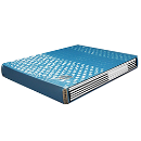 Strobel Organic - Deep Moulded Feathertop Surface For Pressure Reduction