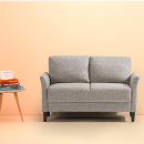Zinus Jackie Classic sofa - Classic Flared Arms With Supportive Foam Cushioning