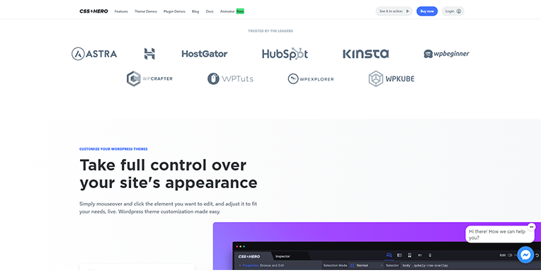 CSS Hero - Visually Customize All Site Elements From Header To Footer