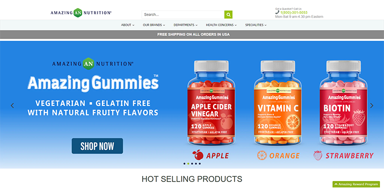 Amazing Nutrition - Health Supplements For Your Entire Family
