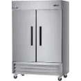 Arctic - Two-door reach-in commercial refrigerator and freezer