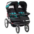 Baby Trend - Lockable Front Swivel Wheels Keep The Jogger Steady