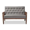 Baxton Studio - Smooth And Sturdy Frame Sofa