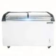 BlueLineTech - Ice Cream Freezer With Attractive Lighting And Sliding Glass
