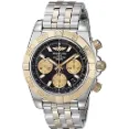 Breitling Men's Watch CB014012-BA53-378C Chronomat 41 Automatic Black - Silver Body gives Shiny Look With Gold Plating
