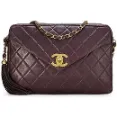 Burgundy Quilted Chanel Bag - Internationally Hand-Picked Grading Quality Bags