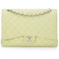 Chanel Classic Green Handbag - High-Quality Iconic Flap Shoulder Bag For Casual Usage