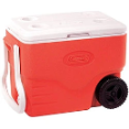 Coleman Wheeled Cooler - Reliable Heavy-Duty Cooler With Wheels For Overnight Camping Trips