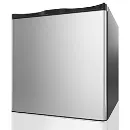 Costway - Mini Size portable Freezer With Reversible Steel Door