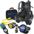 Cressi Aquaride - Lightweight Gear Package With Adjustable Shoulder Straps