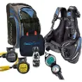 Cressi Travelight - Lock Aid Integrated Weight System Package