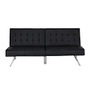 DHP Emily Futon Sofa - Modern Look With Squared Tufted Design