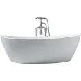 DKB Zarya UB118-7034 Acrylic Bathtub - Ergonomic Design Tub with Fiberglass Reinforcement