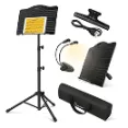 Donner DMS 1 Sheet Music Stand - Top Quality ABS Plastic Designed Foldable Music Stand For Travelers