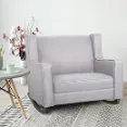 Esright - Cozy Loveseat With Padded Seat Filled With Foam
