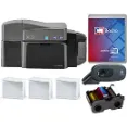 Fargo DTC1250e Dual Sided ID Card Printer - Internal Database To Store Cards For Reprint