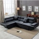 FDW Sofa Sectional Sofa - Longer Chaise Sectional Sofa With Comtemporary Design Upholestry