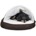 Furhaven - Orthopaedic Support Pet Bed With Snuggery Blanket