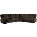 Homelegance Shreveport - Six-Piece Sectional Sofa With Three Reclining Chairs