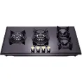 Hotfield Glass Cooktop - A Gas Cooktop With Heavy Cast Iron Grates