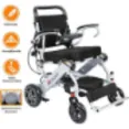 Innuovo Lightweight Foldable Electric Wheelchair - Portable Foldable Wheelchair With Joystick Controls