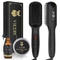 Invjoy - Ceramic And Ionic Straightening Brush With Auto-Lock Feature