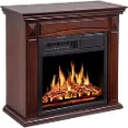 JAMFLY 26’’ Mantel Electric Fireplace Heater - Elegant And Decorative Function Infrared Fireplace
