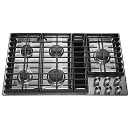 KitchenAid - 5 Burner Downdraft Ventilation Cooktop With The Latest Technology