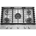 KitchenAid KCGS550ESS - A Gas Cooktop With Professional Dual Ring Burner